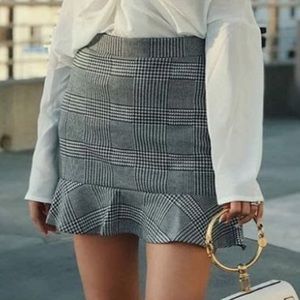 Forever 21 Glen Plaid Mini Skirt